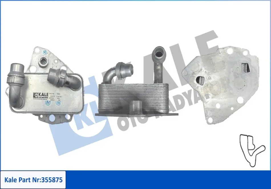 Радиатор масляный Fiat Doblo (09-), Ducato (06-)/Olel Astra J (09-), Insignia A Kale 355875 (фото 1)