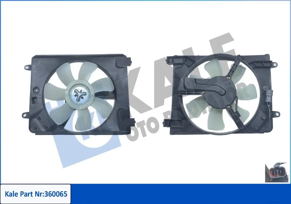Вентилятор охлаждения радиатора с кожухом Honda Civic VIII KALE OTO RADYATOR Kale 360065 (фото 1)