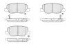 Комплект тормозных колодок PARTS KAVO KBP-5551 (фото 1)