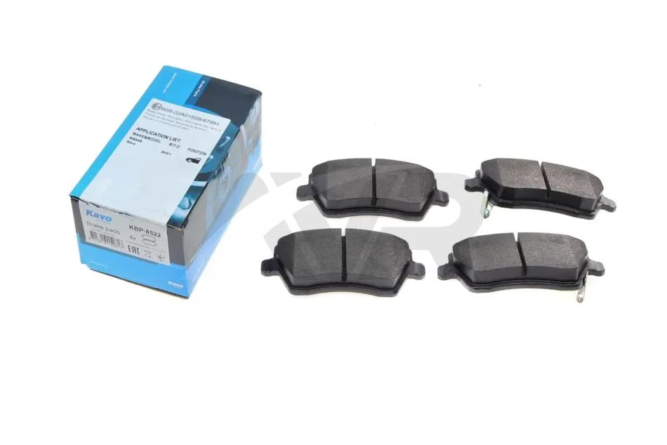 Комплект гальмівних колодок PARTS KAVO KBP-8522 (фото 1)