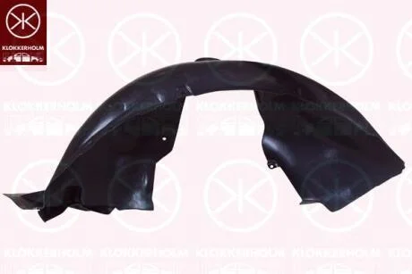 Підкрилок ниша колеса, пластик KLOKKERHOLM 7522388