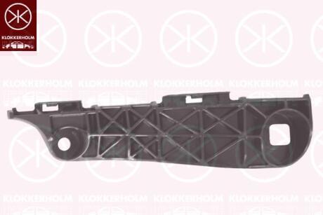 Кронштейн бампера пластиковий KLOKKERHOLM 8179932