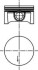 Поршень двигателя OPEL DOHC 1,6 Z16XEP 79,25 KOLBENSCHMIDT 40388610 (фото 1)