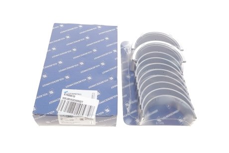 Вкладыши коренные комплект MB OM615, 616 с полукольцами. KOLBENSCHMIDT 87695610