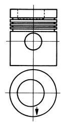 Поршень KOLBENSCHMIDT 93882640