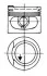 Поршень, комплект AUDI/SEAT/VW 80,100,Ibiza,Toledo,Caddy,Golf,Jetta 1,8i 85-00 KOLBENSCHMIDT 93928630 (фото 1)