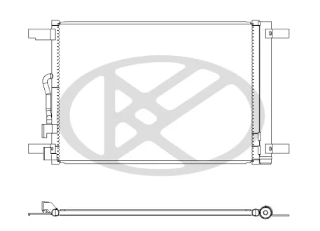 Радіатор кондиціонера KOYORAD CD450921