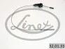 Трос ручного гальма LINEX 32.01.33 (фото 1)