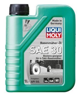 ОЛИВА ДЛЯ ГАЗОНОКОСАРОК (4т. минеральная) SAE 30 1Л LIQUI MOLY 1264