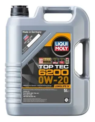 Масло моторное TopTec 6200 0W-20, 5л. LIQUI MOLY 20789 (фото 1)