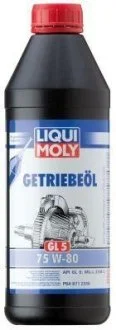 Трансмиссионное масло Liqui Moly Getriebeoil (GL-5) 75W-80, 1л LIQUI MOLY 3658