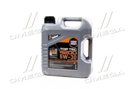 Моторное масло Liqui Moly Top Tec 4200 5W-30, 4л LIQUI MOLY 3715