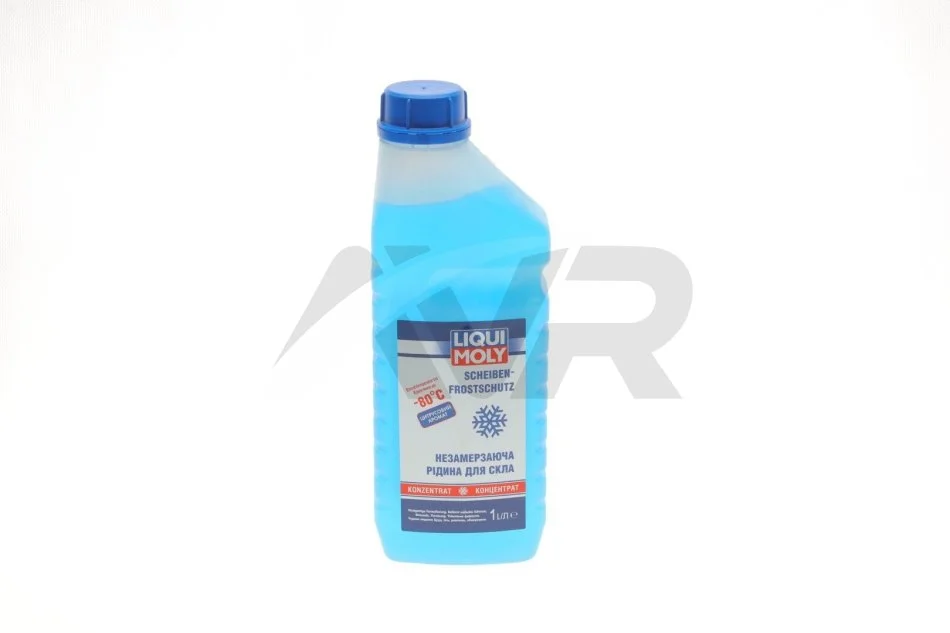 НЕЗАМЕРЗАЮЧА РІДИНА ДЛЯ СКЛА КОНЦЕНТРАТ SCHEIBENFROSTSCHUTZ KONZENTRAT (-80°C) 1Л LIQUI MOLY 8837 (фото 1)