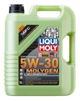 Моторное масло Molygen New Generation 5W-30, 5л LIQUI MOLY 9952