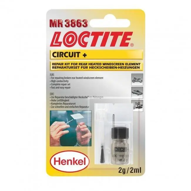 LOCTITE MR 3863, 2G Клей для ремонту підігріву скла і контактів Loctite 1151364 (фото 1)