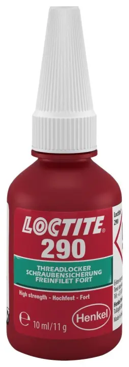 Фіксатор різьби LOCTITE 290 (зелений) 10 мл (середньої фіксації) (проникаючий) Loctite 142567 (фото 1)