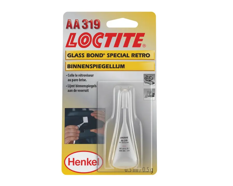 LOCTITE AA 319, 5ML+1 MESH Клей для дзеркал заднього виду Loctite 195908 (фото 1)