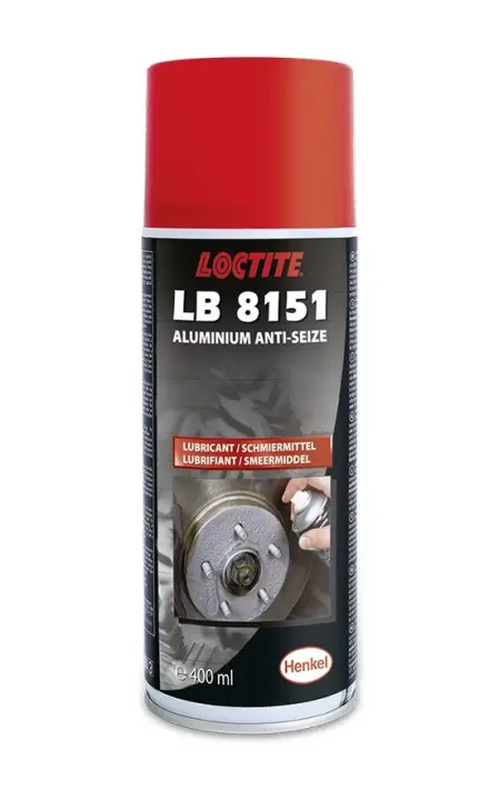LOCTITE LB 8151, 400ML EGFD Протизадирна змазка з вмістом графіту та алюмінію (до +900°С.) Loctite 2758893 (фото 1)