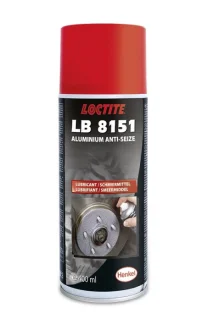 LOCTITE LB 8151, 400ML EGFD Протизадирна змазка з вмістом графіту та алюмінію (до +900°С.) Loctite 2758893