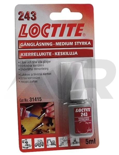 Фіксуючі засоби Loctite LOC2435ML (фото 1)