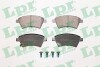 Комплект тормозных колодок из 4 шт. дисков LPR 05P1245 (фото 1)