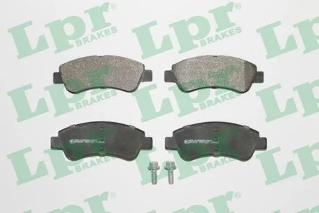 Комплект гальмівних колодок з 4 шт. дисків LPR 05P1327