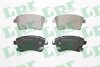 Комплект тормозных колодок из 4 шт. дисков LPR 05P1623 (фото 1)