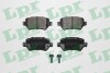 Комплект тормозных колодок LPR 05P1650 (фото 1)