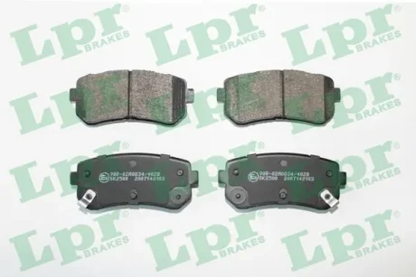 Комплект гальмівних колодок з 4 шт. дисків LPR 05P2103
