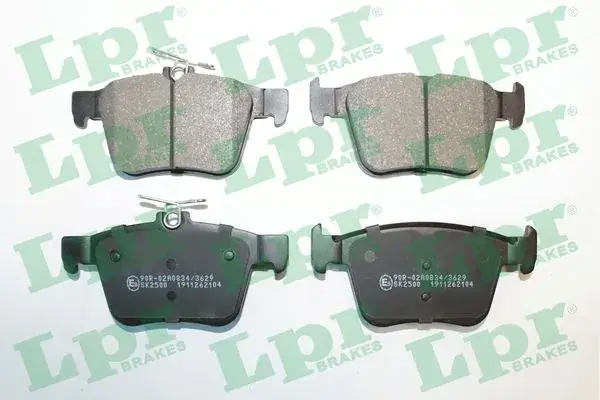 Колодки гальмівні дискові задні Audi A3 (13-20), Q3 (18-)/ Skoda Superb III/ VW Passat B8, Tiguan (16-) LPR 05P2104 (фото 1)