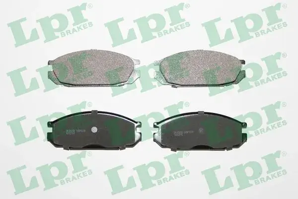 Колодки гальмівні дискові (комплект 4 шт) LPR 05P376 (фото 1)