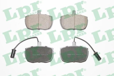 Колодки тормозные дисковые LPR 05P433