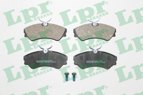 Комплект гальмівних колодок з 4 шт. дисків LPR 05P439