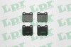 Комплект тормозных колодок из 4 шт. дисков LPR 05P584 (фото 1)