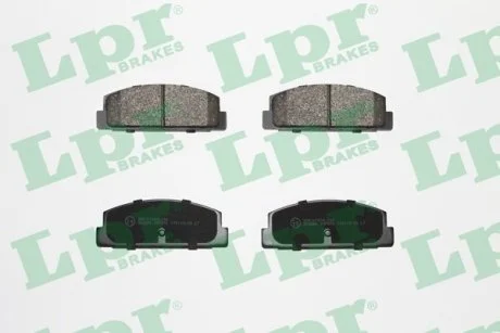 Комплект гальмівних колодок з 4 шт. дисків LPR 05P876