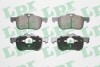 Комплект тормозных колодок из 4 шт. дисков LPR 05P952 (фото 1)
