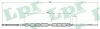 Трос ручного тормоза LPR C0657B (фото 1)