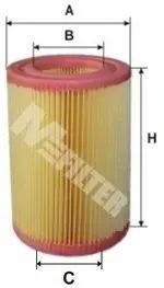 Фільтр повітряний Smart Cabrio/Fortwo 00-07 M-FILTER A 8025 (фото 1)