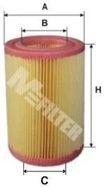 Фільтр повітряний Smart Cabrio/Fortwo 00-07 M-FILTER A 8025