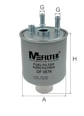 Фильтр топливный M-FILTER DF3576 (фото 1)