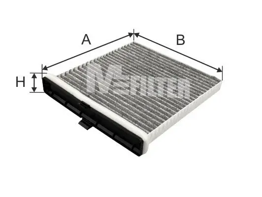 Фильтр салона угольный M-FILTER K9189C (фото 1)