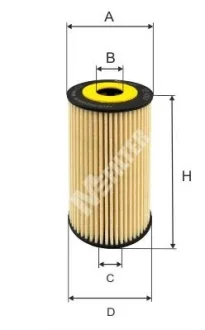 Фільтр масляний Santa Fe/Sorento 2.0 CRDi 10- M-FILTER TE 4057