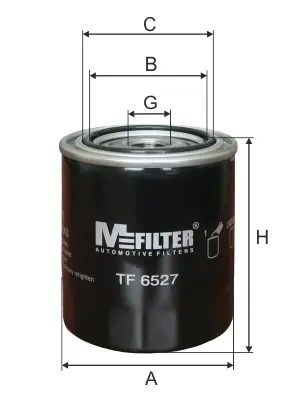 Фільтр мастила M-FILTER TF6527 (фото 1)