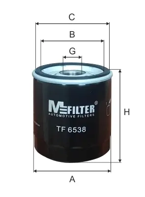 Фільтр мастила M-FILTER TF6538 (фото 1)