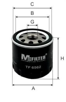 Фільтр мастила (К9К612) M-FILTER TF6562