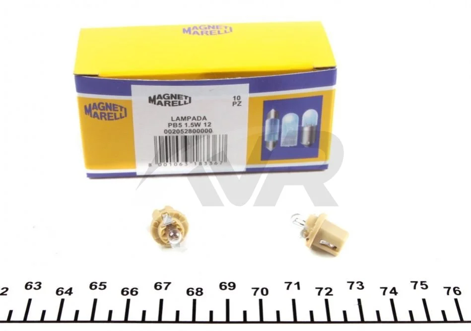 Автолампа MAGNETI MARELLI 002052800000 (фото 1)