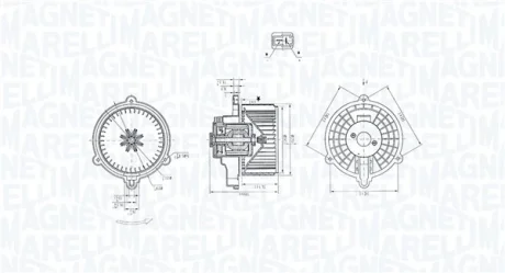 Вентилятор салону MAGNETI MARELLI 069412384010