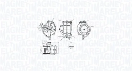 Вентилятор салону MAGNETI MARELLI 069412759010