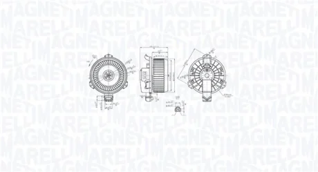Вентилятор салону MAGNETI MARELLI 069412762010