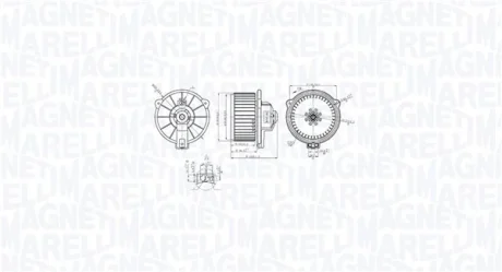 Вентилятор салону MAGNETI MARELLI 069412768010